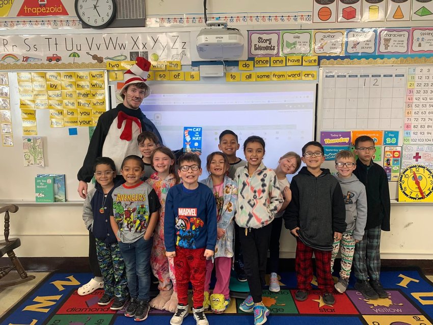 The &quot;Cat In The Hat&quot; Visited students at Hickok Elementary School in Ulysses last week. Read Across America is an initiative on reading created by the national Education Association to endorse the importance of reading.