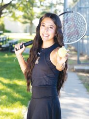 Clarissa Sianuqui placed first in singles at the GWAC tournament. Sianuqui also made the All league team and earned GWAC player of the year.