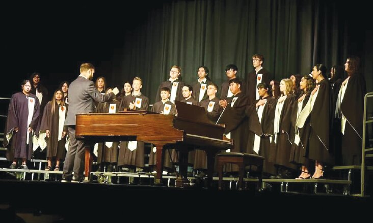 Ulysses High School Concert Choir and UHS Jazz Band played host to a concert last week.