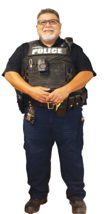 Antonio Cavasos has served as the School Resource Officer for USD 214 for 25 years.