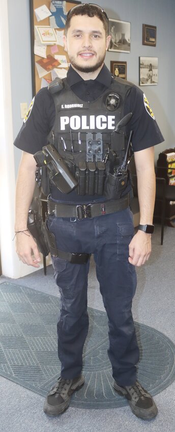 Elvin Rodriguez has been an officer with the Ulysses Police Department for three years.