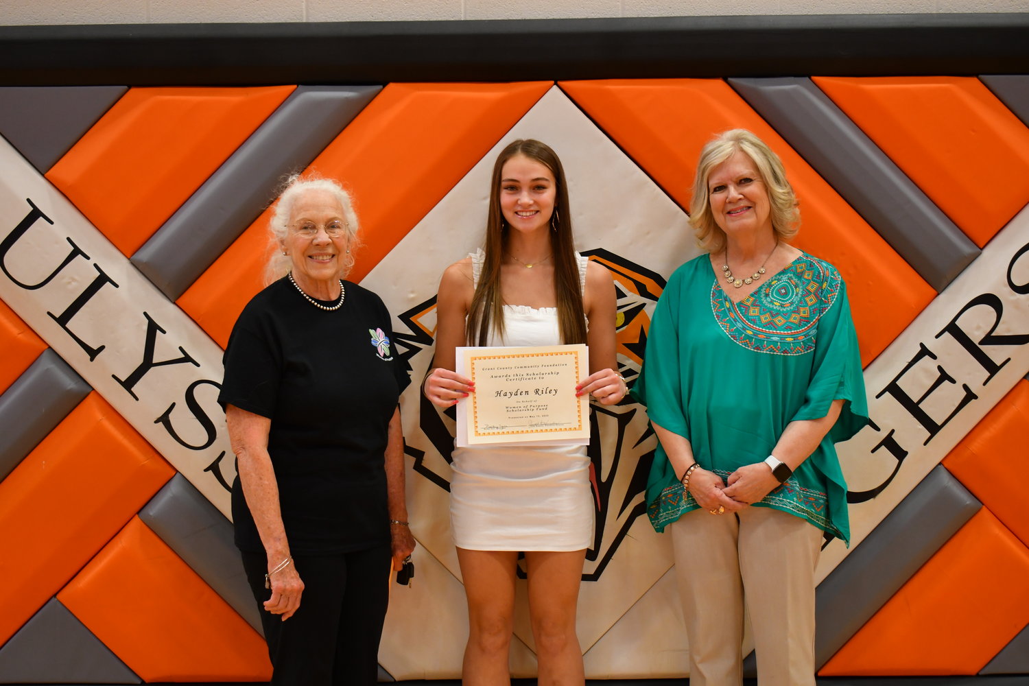 Senior Awards — Hayden Riley was given the Women of Purpose Scholarship on Friday, May 13, 2022.