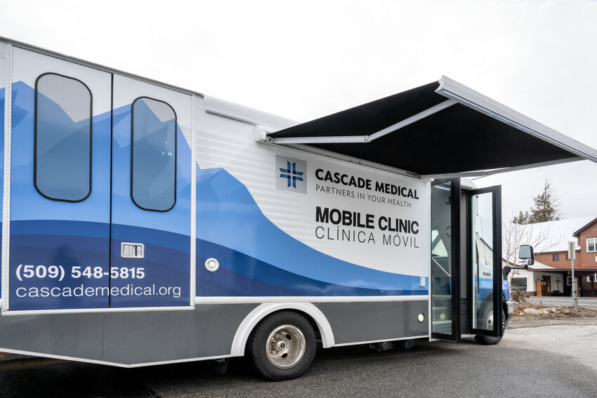 The Mobile Clinic is complete with an exam room, waiting room, and restroom, and is built to reach patients in inclement weather.