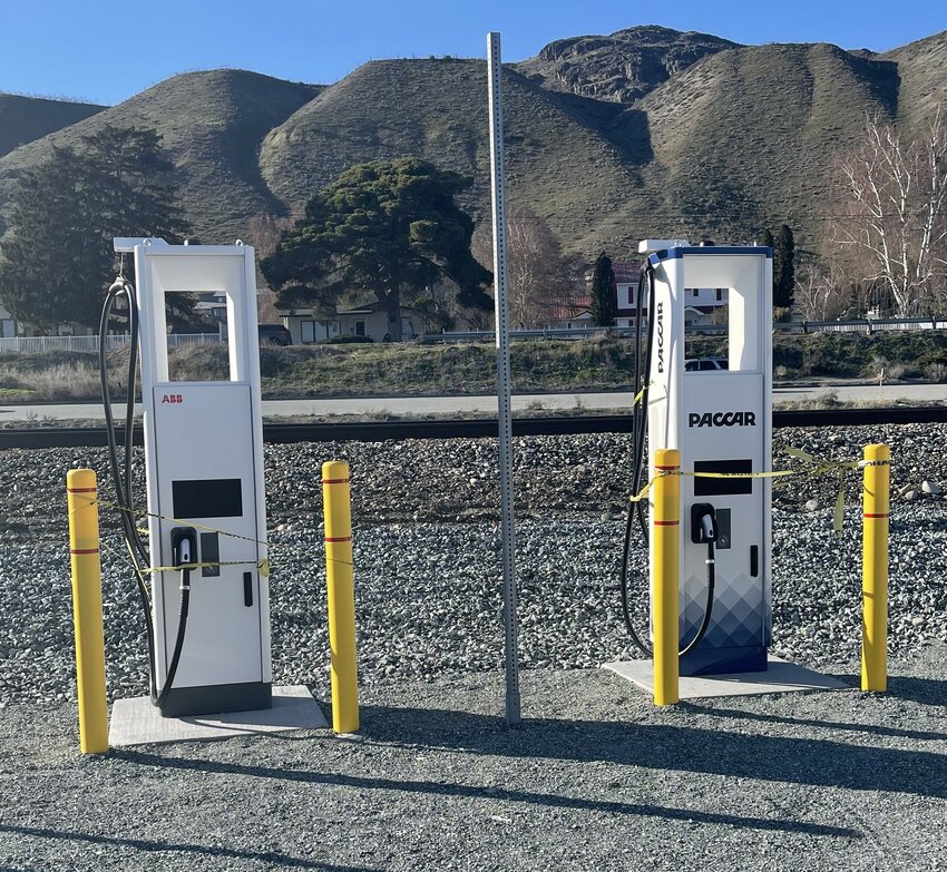The city’s new array of charging stations are conveniently located along Commercial Avenue.