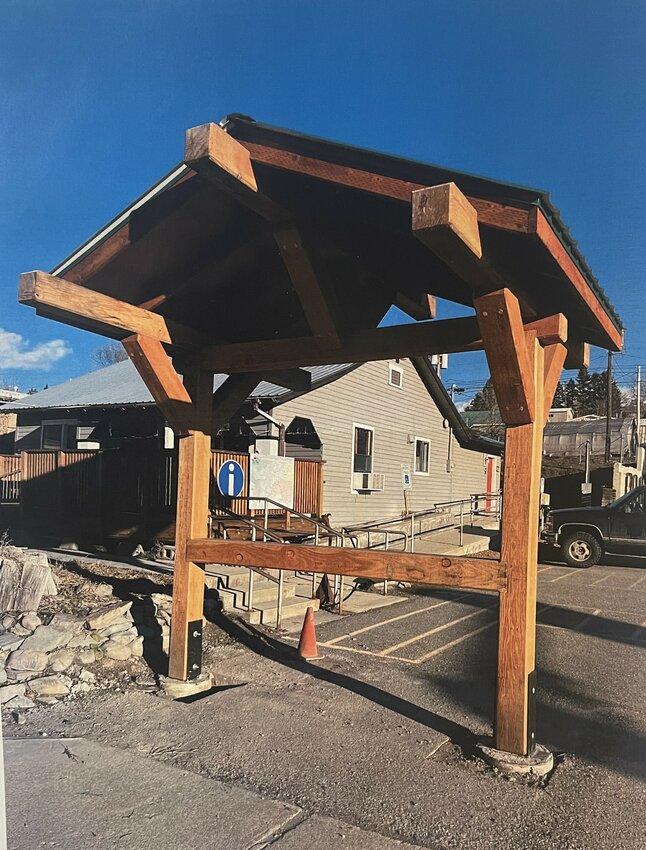 The Okanogan County Tourism Council is providing this kiosk frame to county cities on assemble and install to display visitor information.