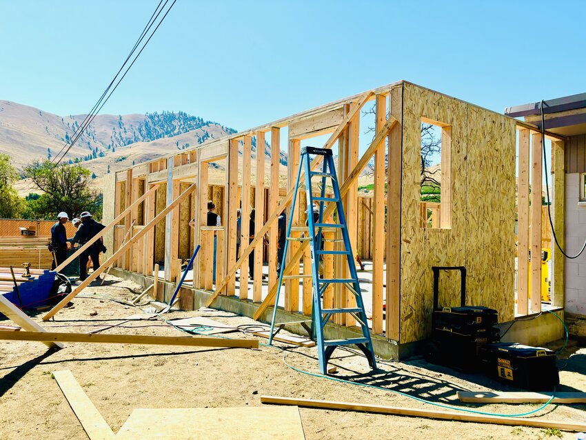 Construction is underway to build a bigger home for Chelan Valley Hope.