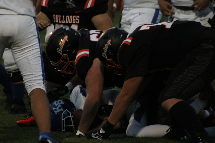 The Cashmere Bulldogs' football team flattened the Kiona-Benton Bears 68-0 in the Bulldogs' home opener. Next up are the College Place Hawks in Walla Walla and then the toughest test yet, a visit by powerhouse Royal on Oct. 4.