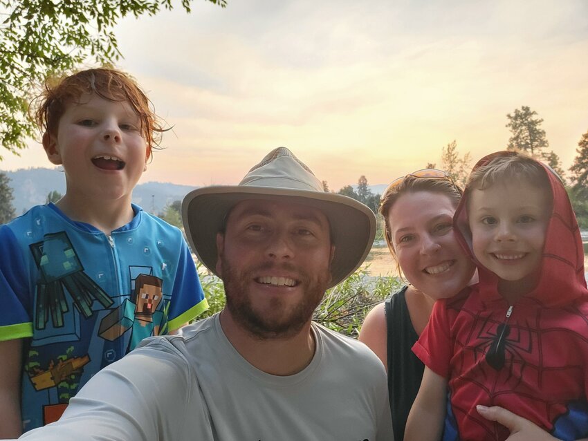 Matt Neubauer, newly appointed General Manager of Mission Ridge Ski & Board Resort, enjoys outdoor time with his family.