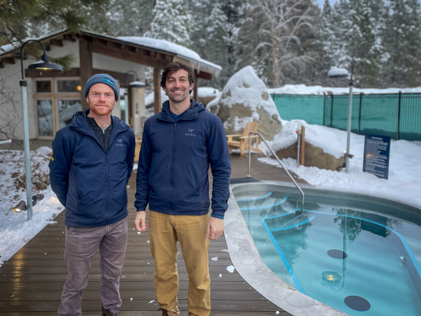Owners Marco Scheuer and Vincent LaBelle were inspired by the social and relaxation aspects of soaking in a natural hot spring after a long day of adventuring with friends.