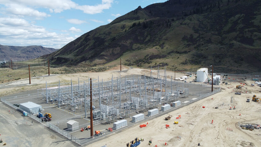 The $86.5 million Jumpoff Ridge Substation, a required infrastructure improvement for the Microsoft data center, was paid for in advance by the computing giant.