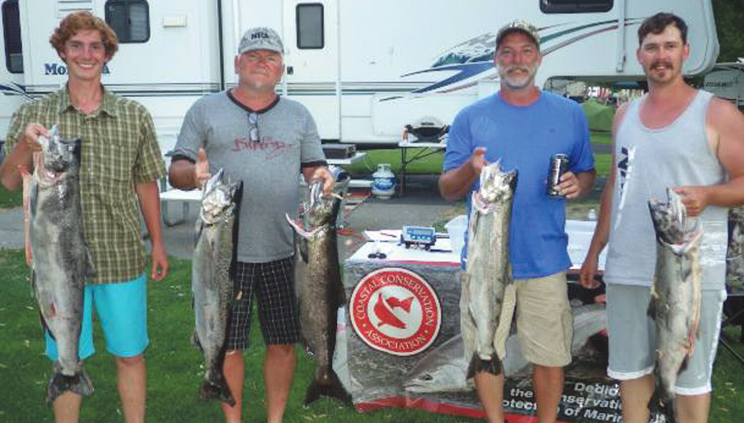Salmon weighed in at a past Wenatchee Salmon Derby.
Courtesy CCA WA