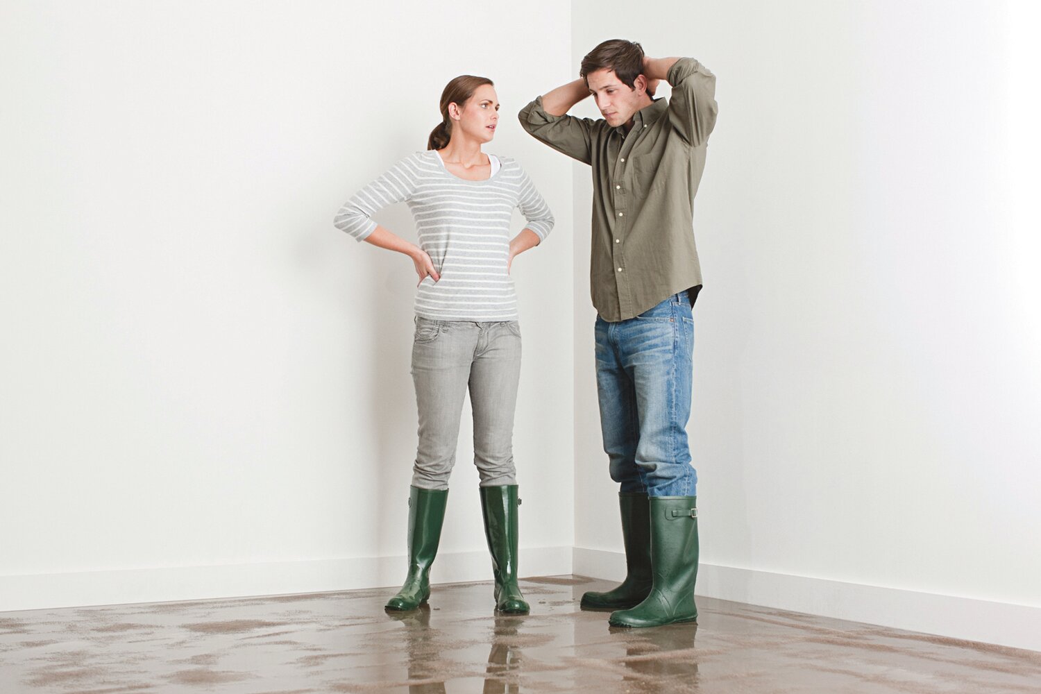 Many homeowners assume that flooding is included in their homeowners  
insurance policy when in fact, most homeowners policies do not cover  
flooding.
(c) Image Source / iStock via Getty Images Plus