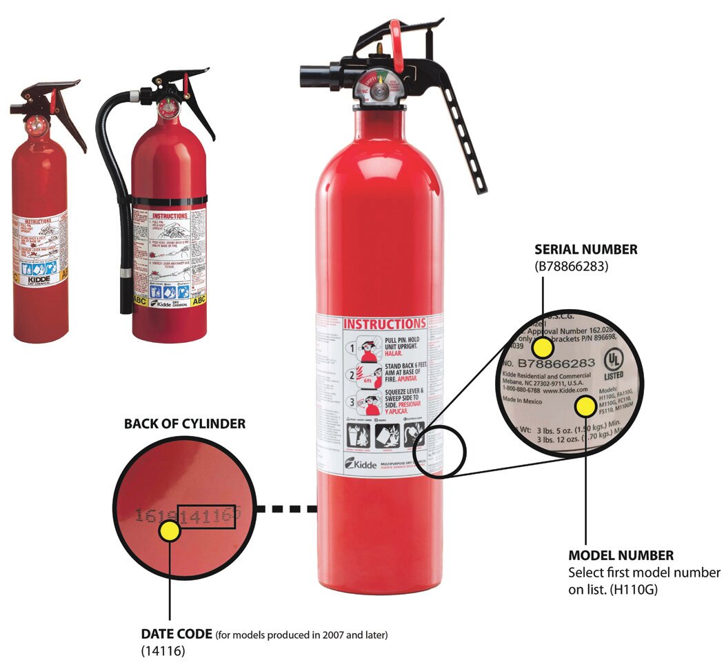 An emergency safety recall has been issued for several Kidde fire extinguisher models due to clogging or nozzle failure.