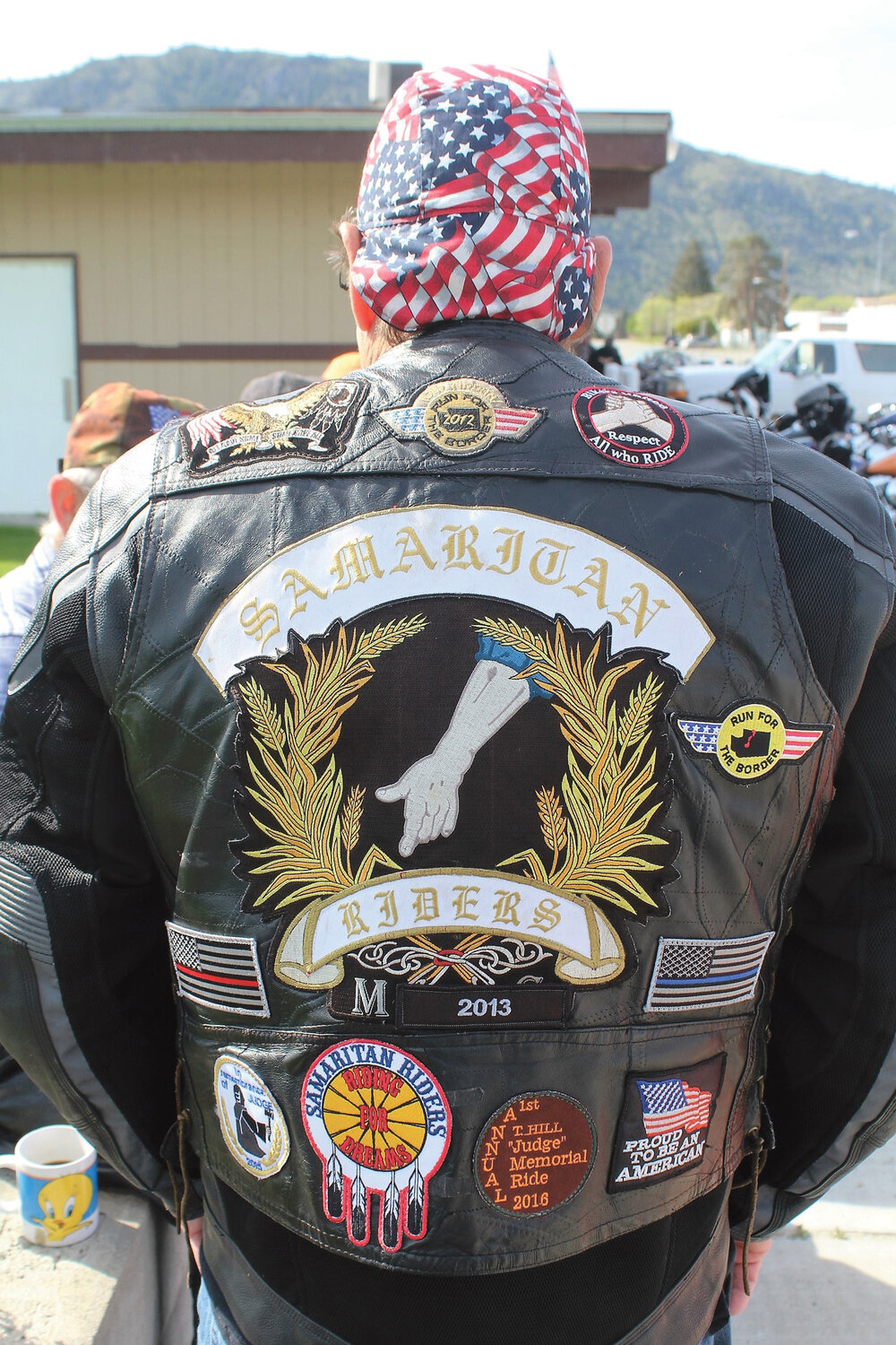 Representatives of the Samaritan Riders in Chelan joined the Legion Riders last Saturday.