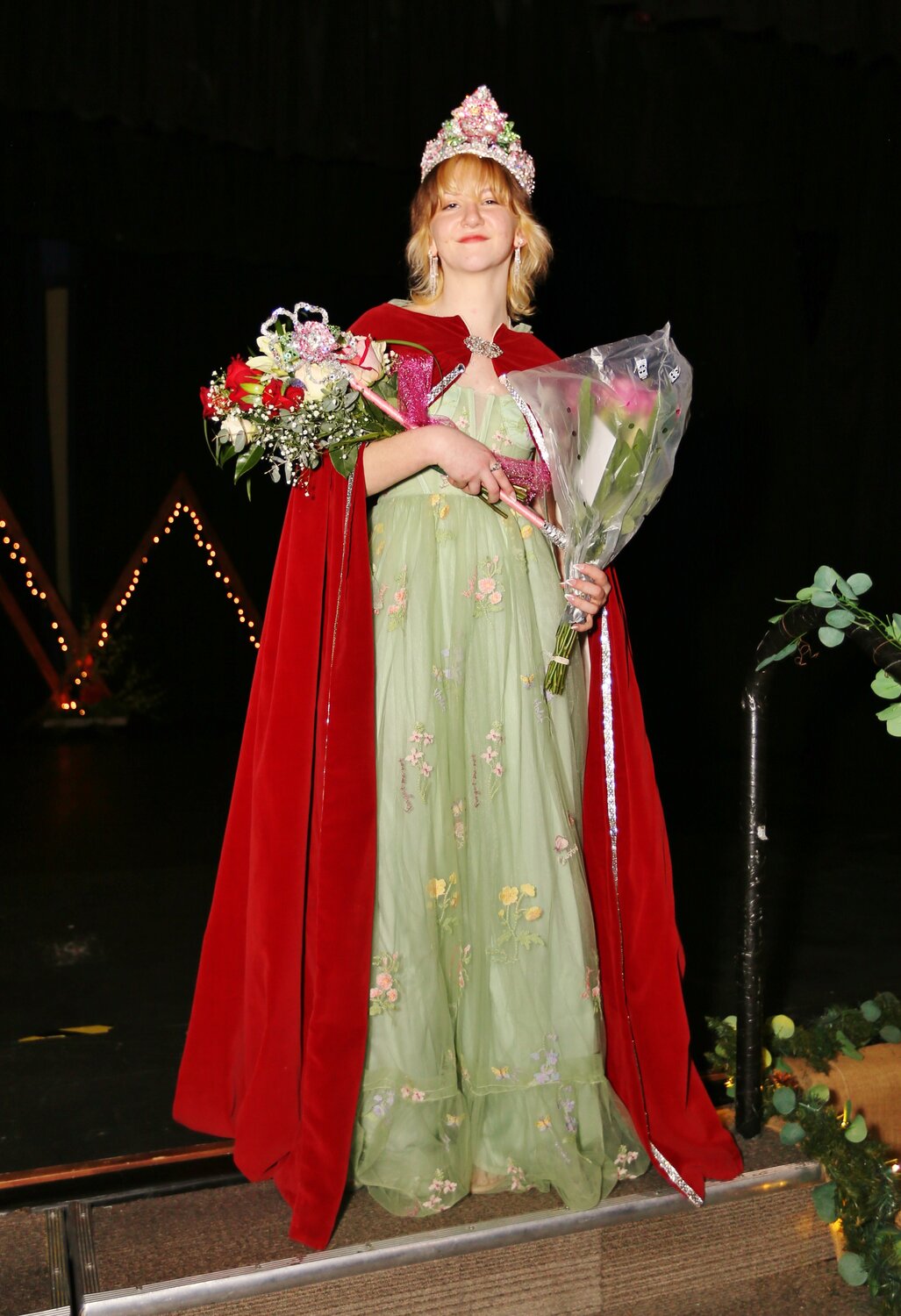 Queen Isabelle Harris will reign over the 2024 Manson Apple Blossom Festival along with her princesses.