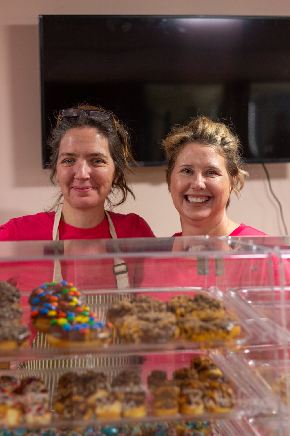 Sara Jones (left) and Desiree Stein (right) opened Shake Your Doughnut mid-December.
