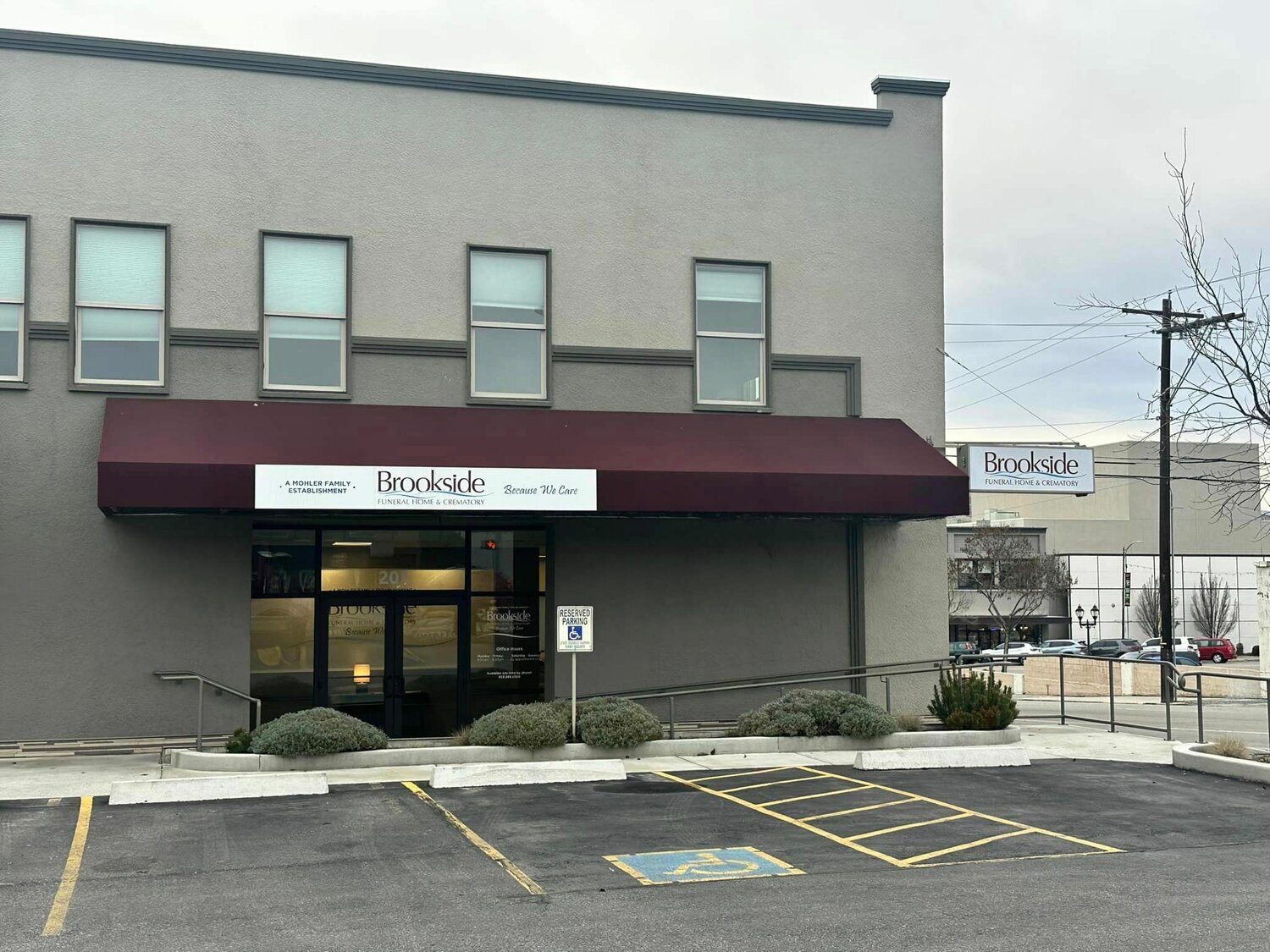 The new Brookside Funeral Home & Crematory in Wenatchee, located at 201 N Mission Street, stands ready to serve the community, reflecting the company's commitment to providing compassionate funeral services in the region.