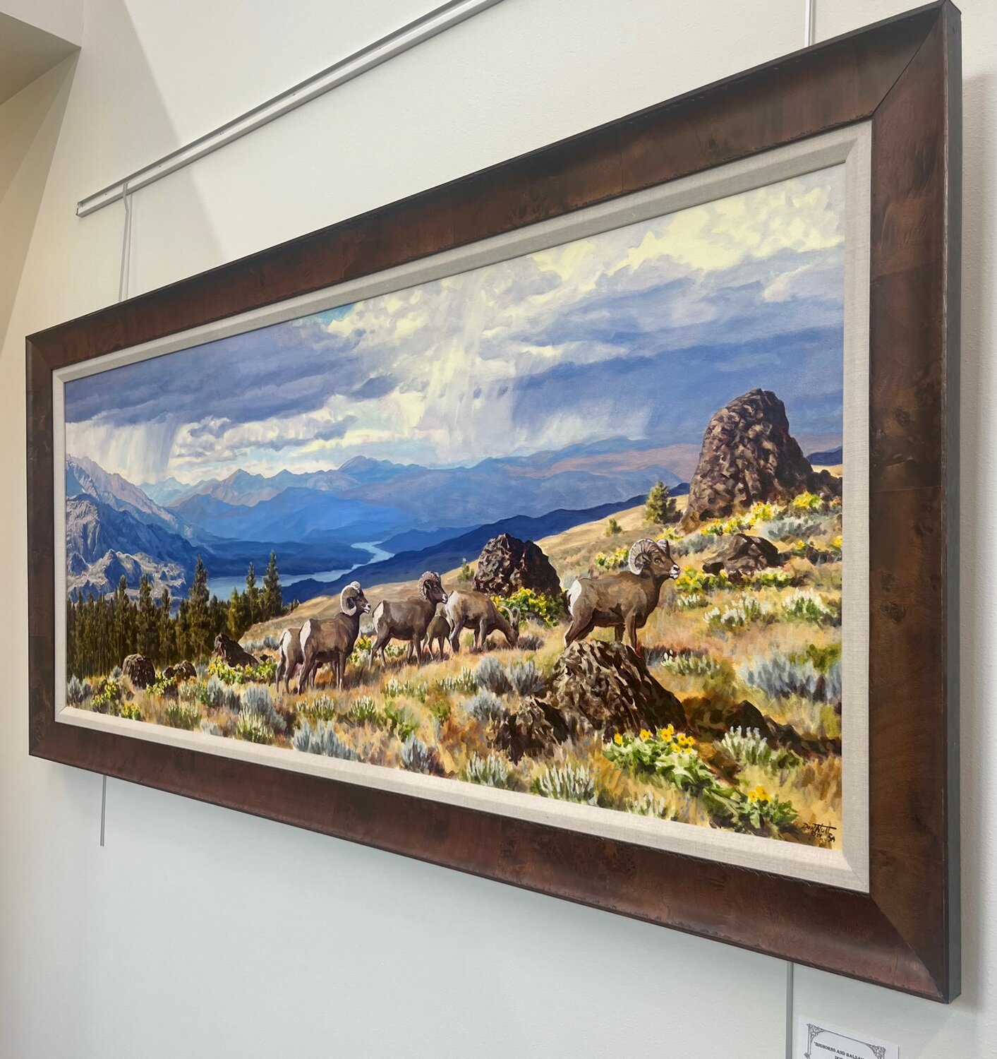 Nature's Window Museum Gallery in Chelan features an upcoming exhibit of Don Nutt's dramatic landscape paintings of eastern Washington, along with taxidermy sculptures from the museum's permanent collection. The exhibit opens on May 31 and runs through June 30 at the Wildlife and Natural History Museum.