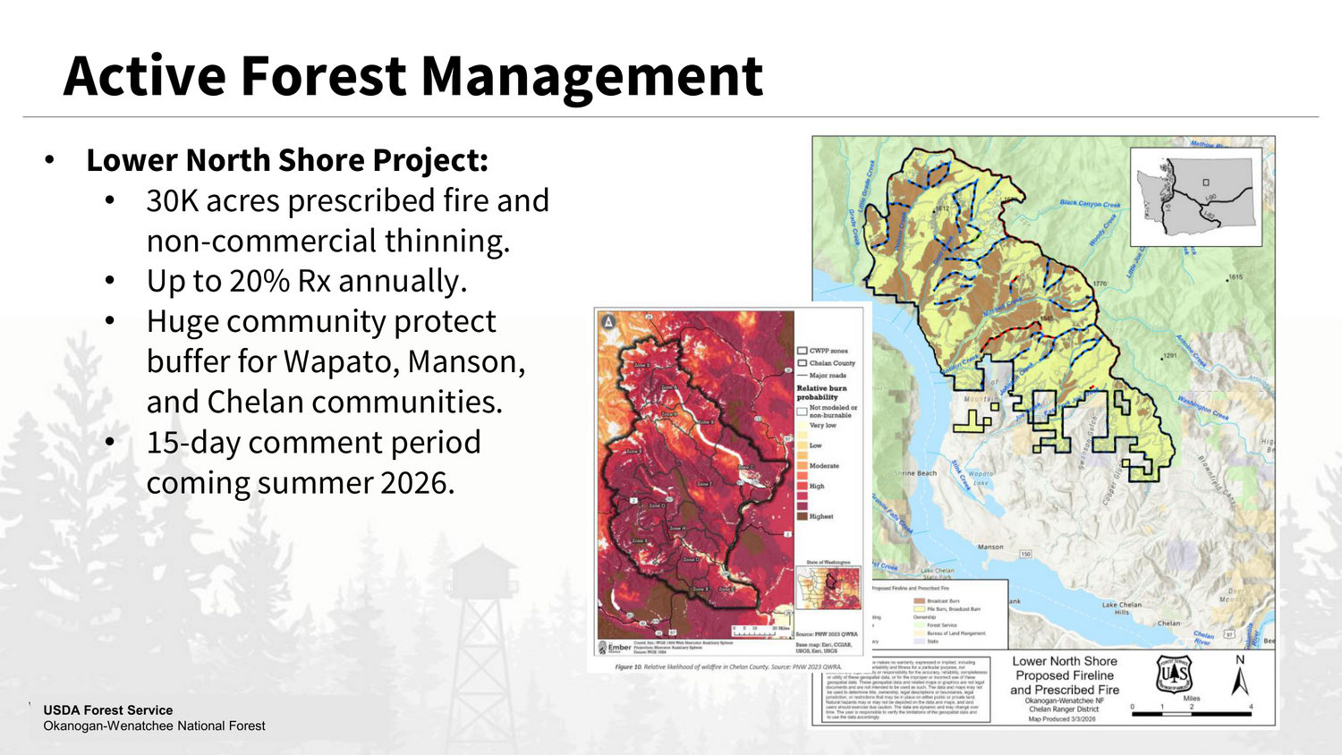Forest Service proposes 30,000-acre wildfire buffer above Lake Chelan - Lake Chelan Mirror
