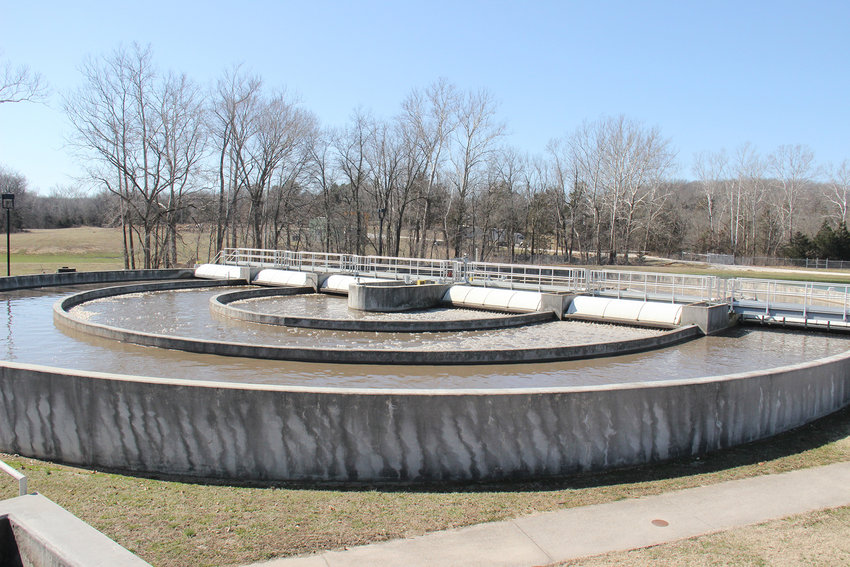 Warrenton sewage treatment plant.      File photo.