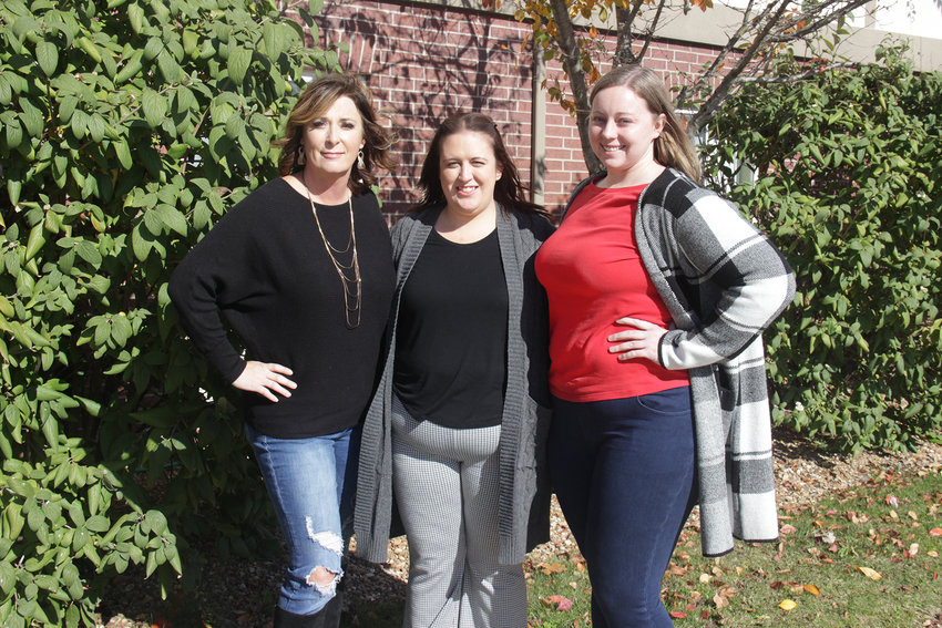 NEW DIRECTOR &mdash; Stephanie Thomas, center, has been welcomed as the new executive director of the Warrenton Area Chamber of Commerce. She&rsquo;ll be working closely with Chamber President Sam Richardson, left, and Vice President Katie Joyce, right.