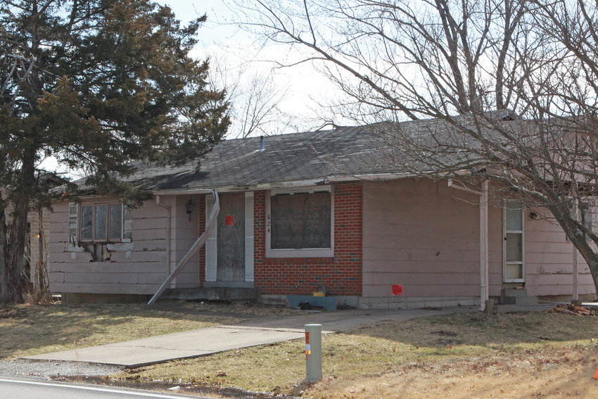CONDEMNED &mdash; A vacant house on Westwoods Road in Wright City has been a cause of complaints from neighbors for years. A condemnation hearing is being held in April.