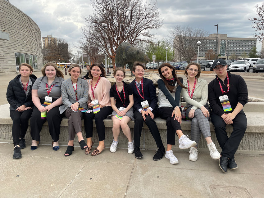 FUTURE LEADERS &mdash; Members of the Wright City chapter of Future Business Leaders of America attended the FBLA state conference in Springfield, earning four top placements and one advancement to the national conference.