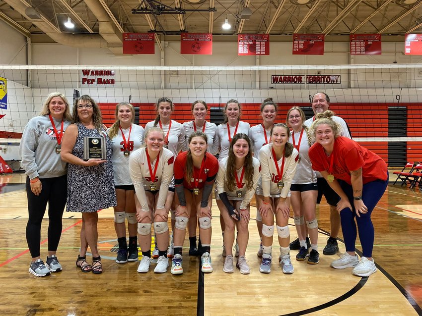The Warrenton volleyball team won the Megan Gross Invitational at Warrenton High School this past weekend.