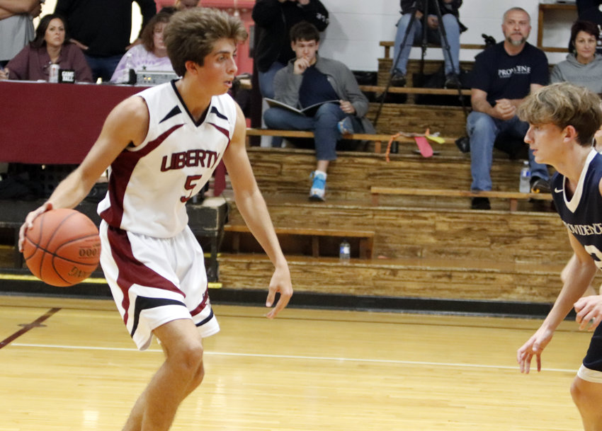 Zach Dames scans the Panther defense during last week&rsquo;s season opening loss. Dames recorded a double-double in the game.
