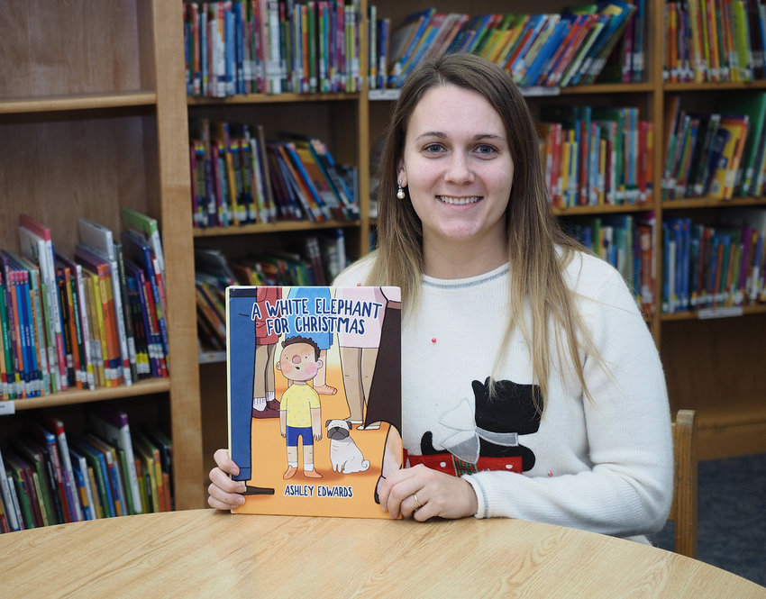 TEACHER AND AUTHOR &mdash; Ashley (Garrett) Edwards recently published her first children&rsquo;s book in time for Christmas. Edwards, a teacher at Wright City West Elementary School, writes about a boy named Dego and his dog who are searching for the white elephant that everyone is talking about for an upcoming Christmas party. The book can be found at Barnes &amp; Noble or other online booksellers.