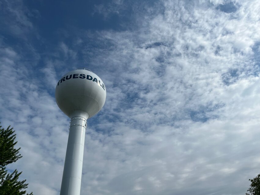 The Truesdale water tower isn't changing, but the city is planning to change out every water meter by 2026.