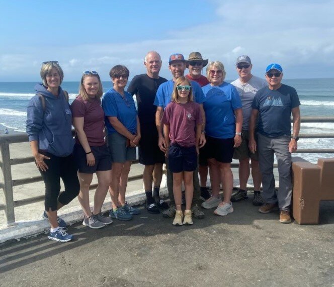 Harry Harisberger, Alan Kimbel and members of the Rise, Shine and Spin support crew recently completed the Race Across the West.