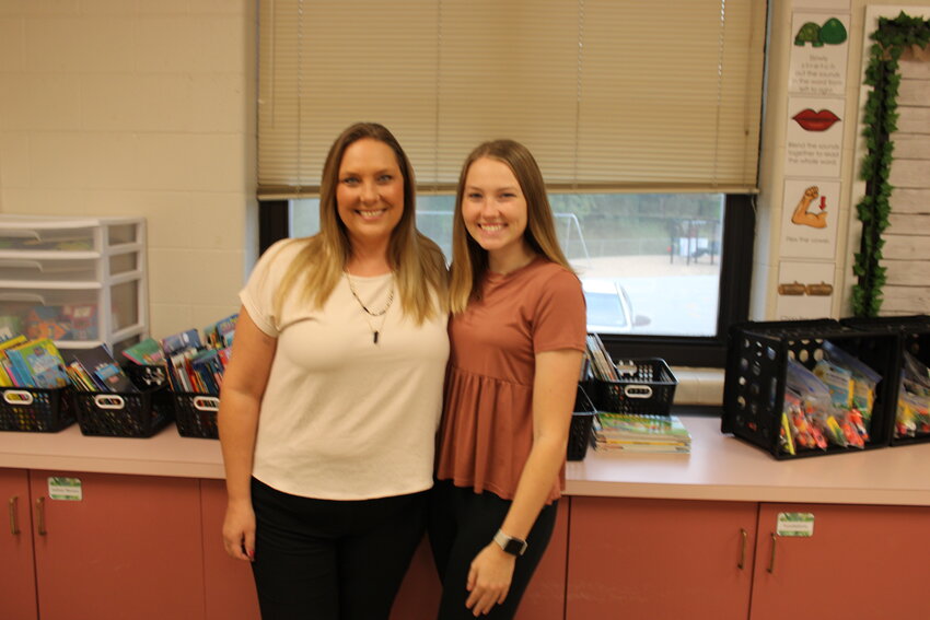 Genessa Gieson and Hope Roetemeyer are first year teachers in the Warren County R-III school district. They're also mom and daughter.