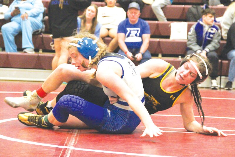 Elizabeth Riggs captured the 125-pound title at the Class 1, District 2 tournament at St. Charles West to lead the Wright City Wildcats.