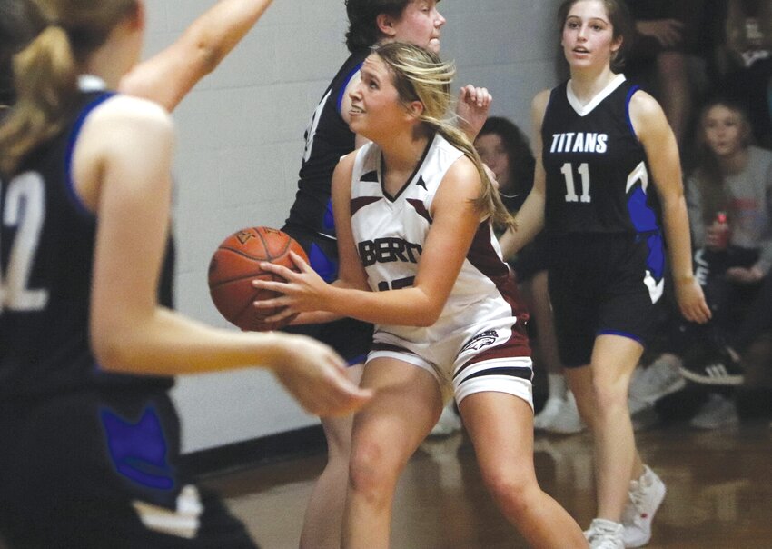 Liberty Christian junior Lauren Moss recently scored her 1,000th career point. As a junior, Moss has averaged 20. points, 7.4 rebounds and 4.5 steals a game for the Eagles.