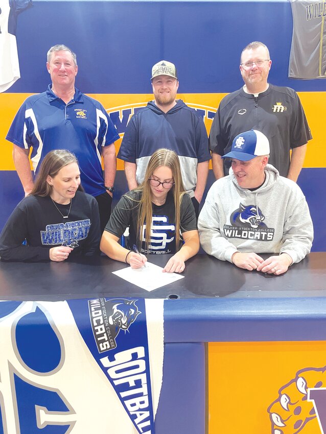 Wright City senior Emma Staats recently signed a letter of intent to play softball at Culver-Stockton College.
