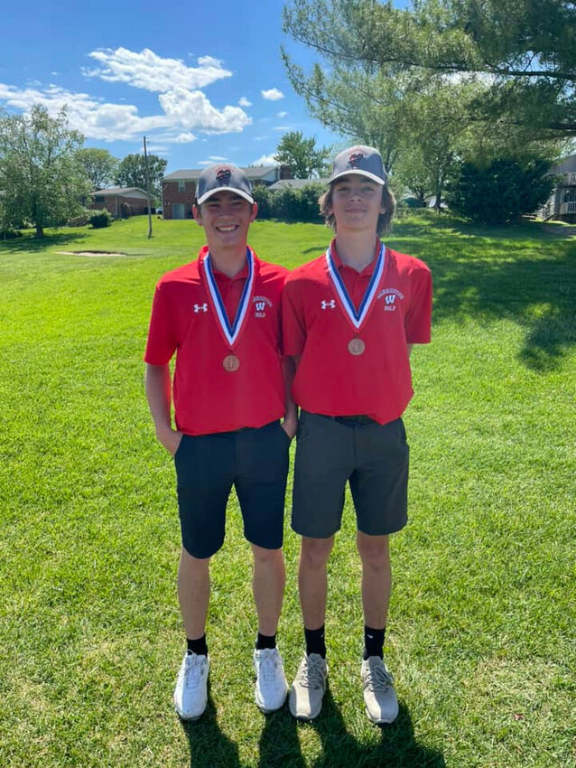 Owen and Gavin Thompson have played important roles for the Warrenton golf team this season. Both accumulated enough points to earn GAC North all-conference second-team honors for their play.