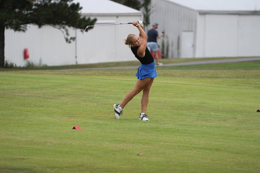 Wright City sophomore Morgan Nute punched her ticket to the Class 2 girls golf State Championship for the second year in a row.