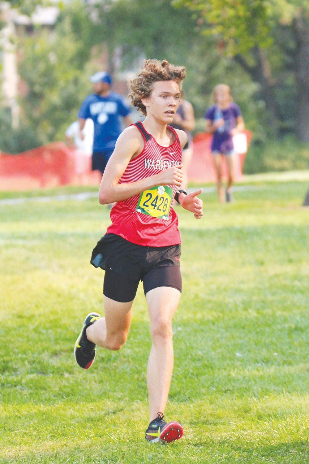 RACE WINNER — Warrenton’s Wyatt Claiborne won first place in the white division at the Forest Park Invitational Saturday. Claiborne completed the race in 17 minutes, 25.90 seconds.