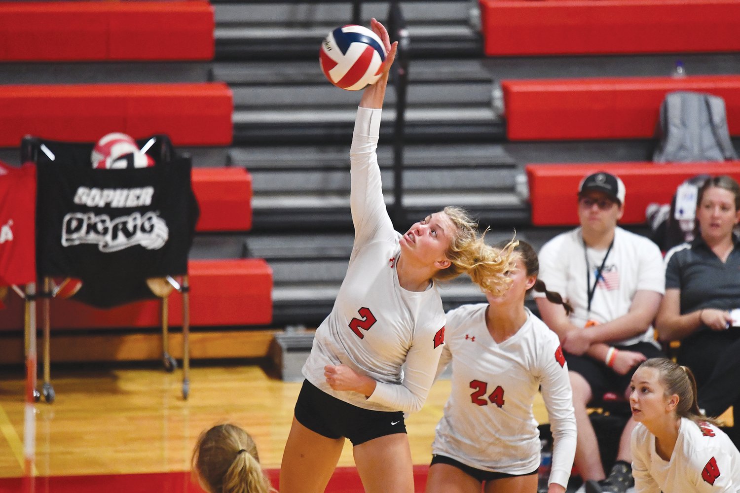 STATE LEADER — Warrenton senior Josey Schipper led the state in kills with 451 en route to being the program’s second player to earn all-state honors.