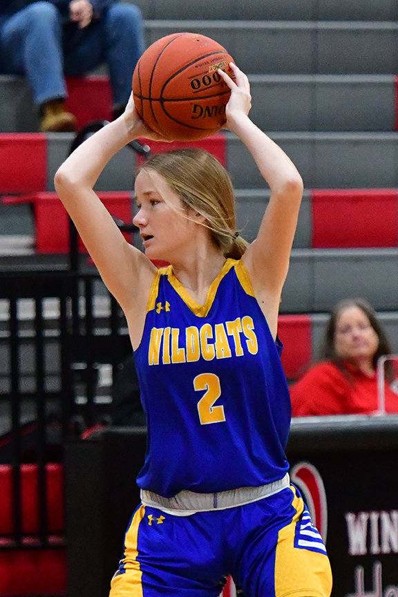 Wright City Girl's Basketball @ Winfield..#2 Kaedyn Johnson.