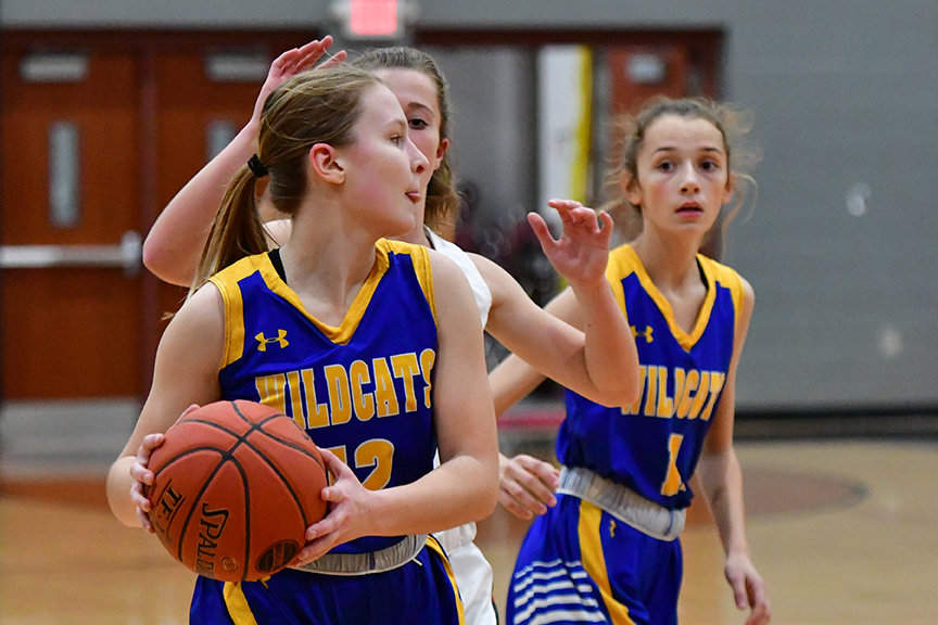 Wright City Girl's Basketball @ Winfield..#12 Katie Schanuel.