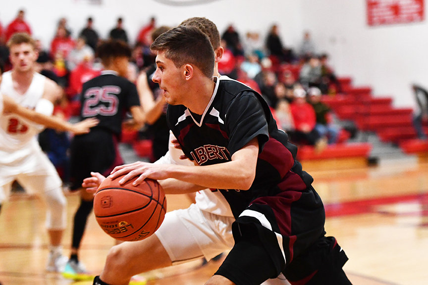 Liberty Christian Academy Boy's Basketball @ Elsberry.Cole Christian #14