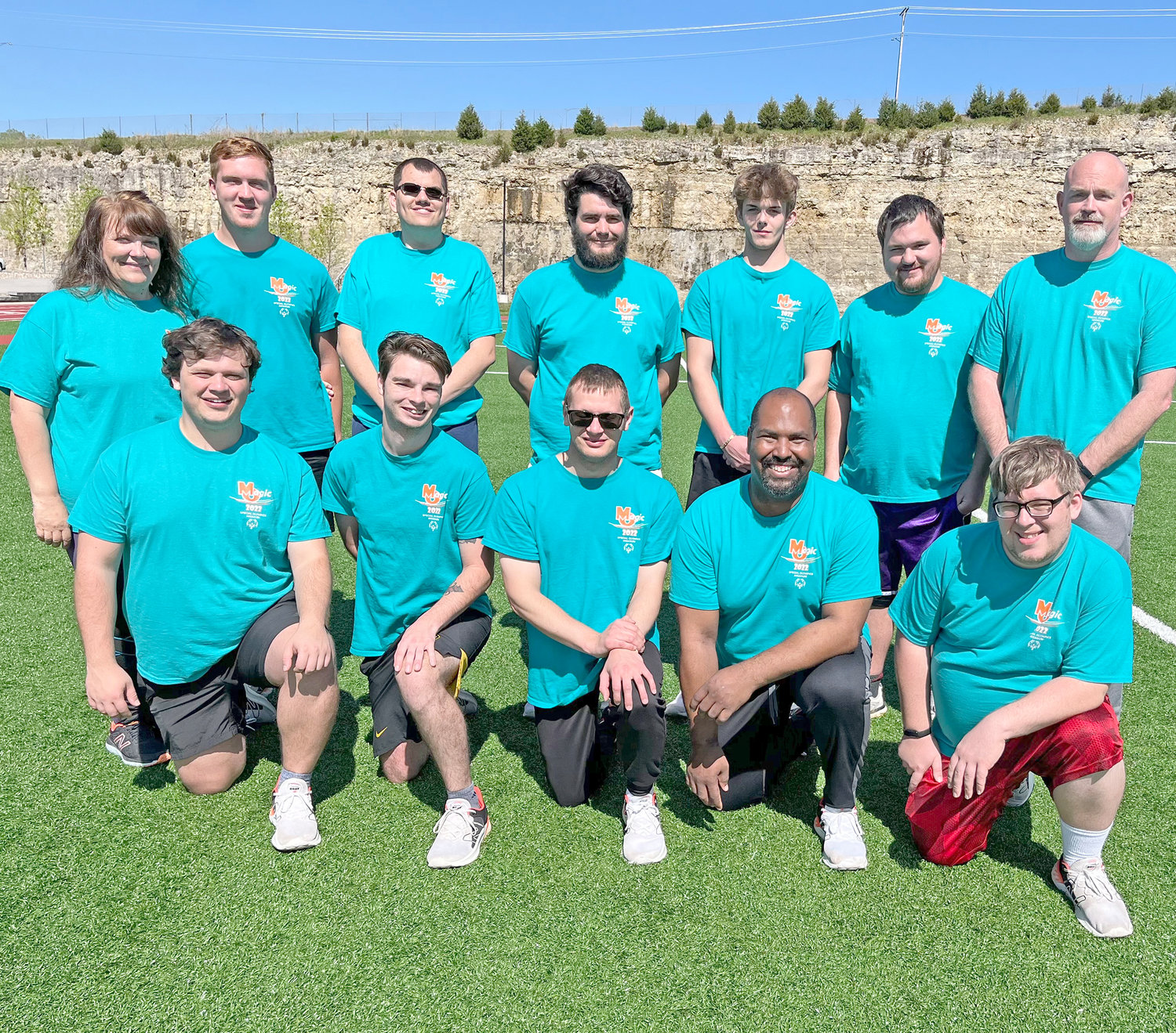 GOING TO NATIONALS — Special Olympics teams from Warren County will be able to compete in the Special Olympics USA Games in Florida this June thanks to community donations. Pictured here is the local boys flag football team. A girls 3-on-3 basketball team will also compete.