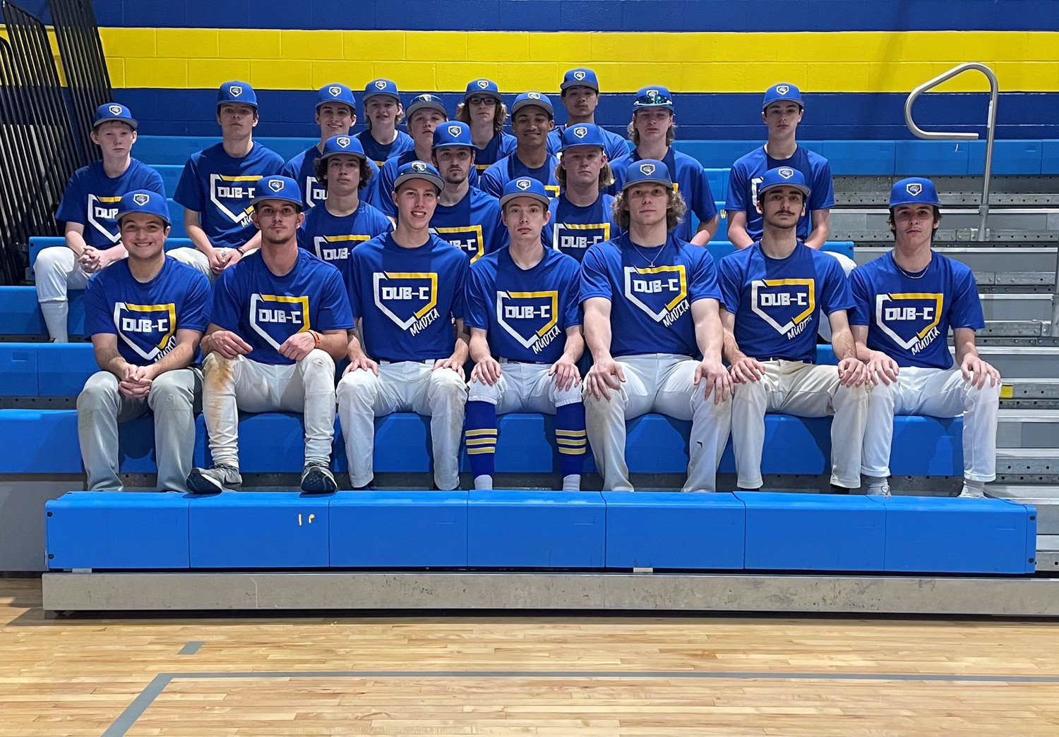 Members of the Wright City baseball team are, front row, from left: Braxton Loeffler, Blaine Niemann, Trey Brakensiek, Devin Foust, Hayden Waters, Nick Moore, Jake Mitts. 
Second row, left to right: Zach Rodriguez, Jack Goughenour, Bryce Williams. 
Third row, left to right: Lukas Lee, Easton Rohr, Micah Boeckman, Caden Crump, Duan McRoberts, Jake Orf, Drew Elsenrath.
Back row, left to right: Logan Rose, Christian Schutte, Hakeem Dowdy.