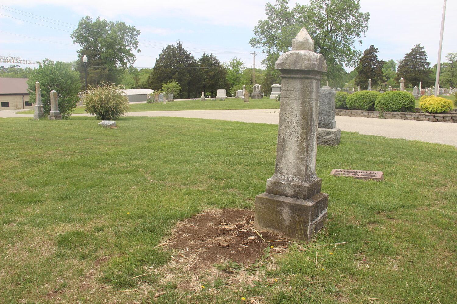 Older stones are grandfathered in, and the city is taking precautions to avoid damaging the memorials during cutting season.