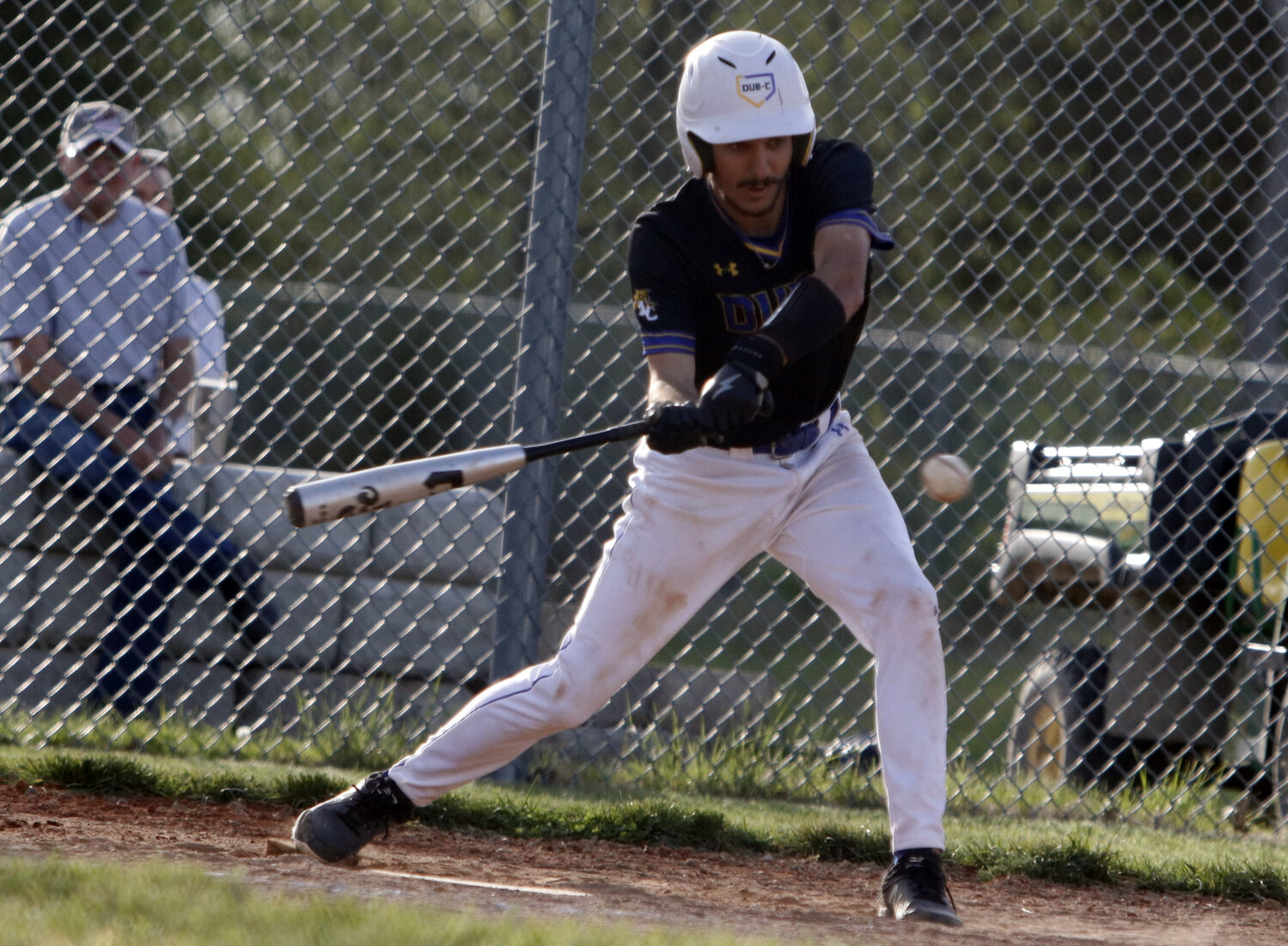 Wright City’s Nick Moore prepares to swing at a pitch during a game against Elsberry this past season. Moore was named to the Class 4 all-state first team as an infielder
