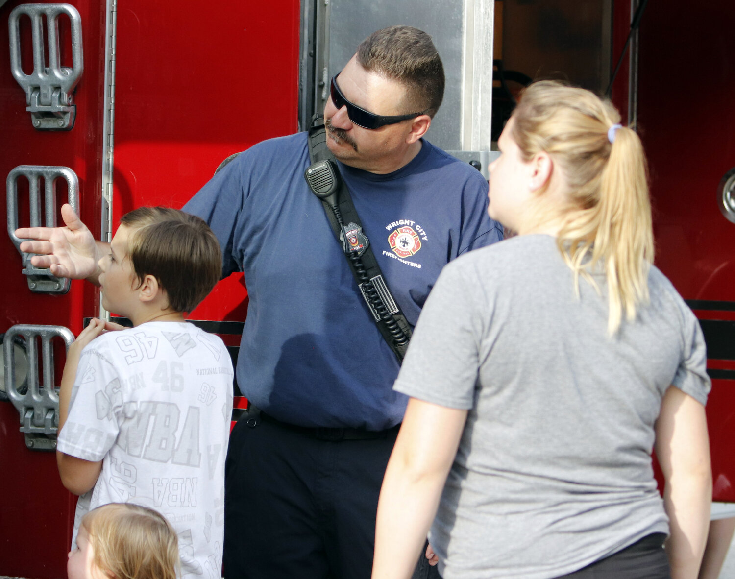 The National Night Out event in Wright City brought out residents of Warren County to meet their first responders.