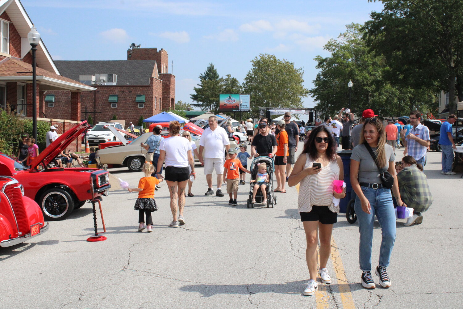 Main Street was packed with people during the event.