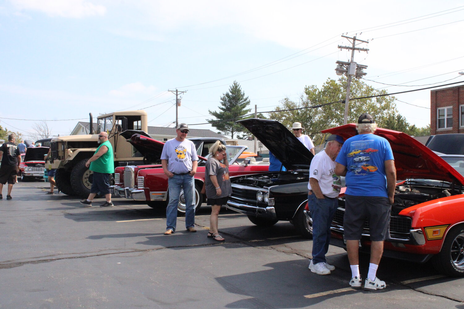 More people check out some of the cars on display at the Fall Festival.